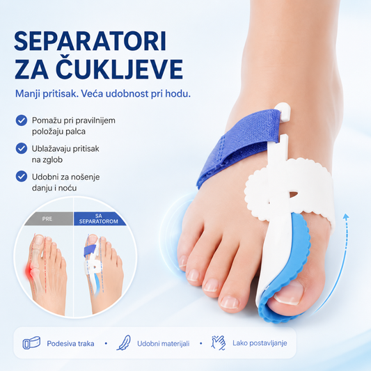 Separatori za čukljeve 1+1