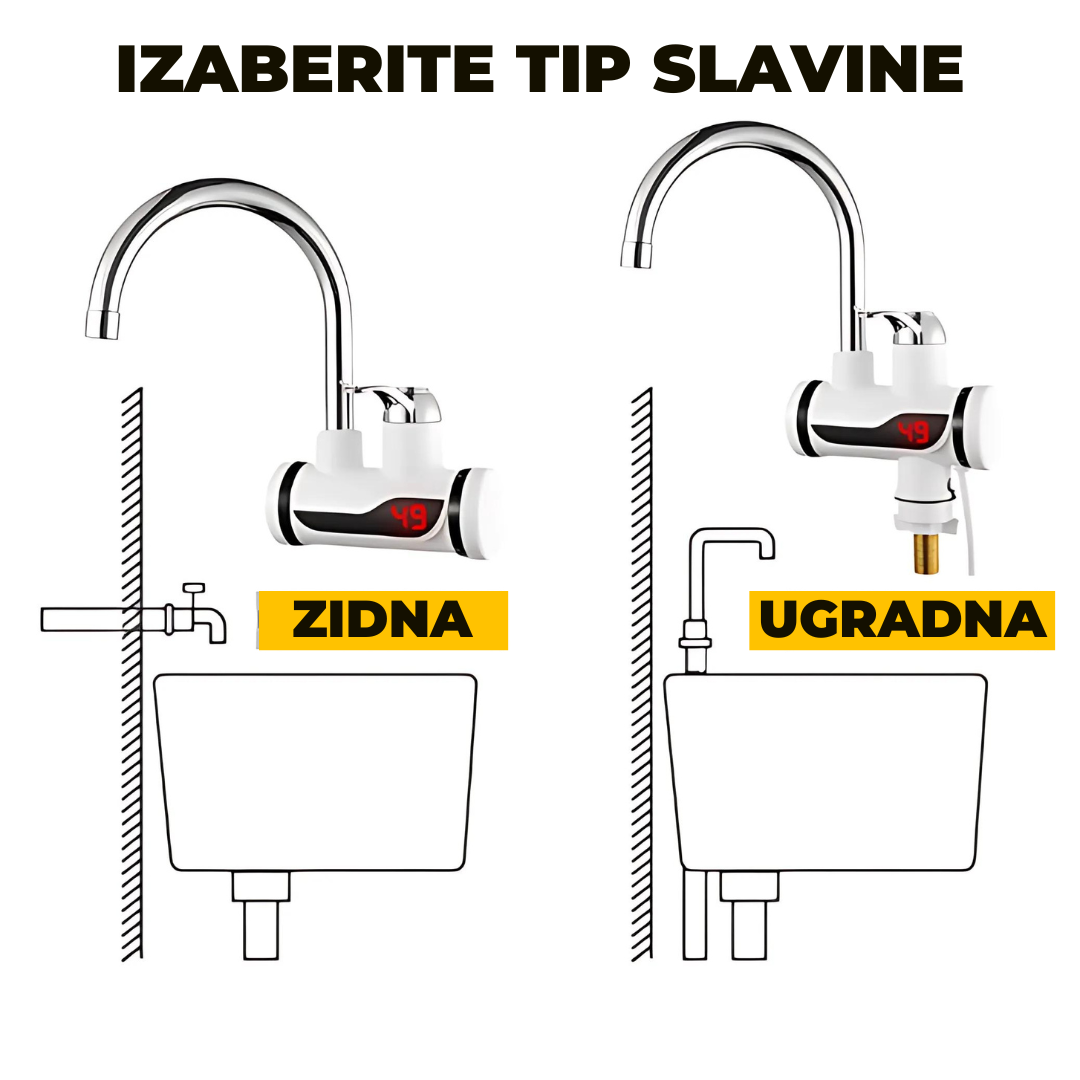 Česma bojler - Topla voda odmah