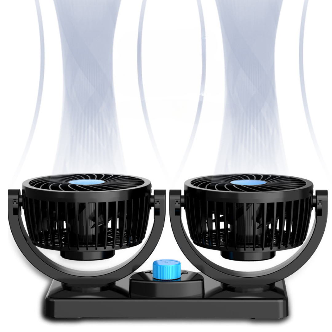 Dupli ventilator za auto 12v